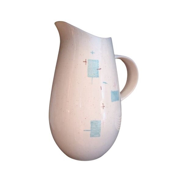 Mid-Century Vernons "Heavenly Days" Ceramic Pitcher juice - Picture 2 of 12